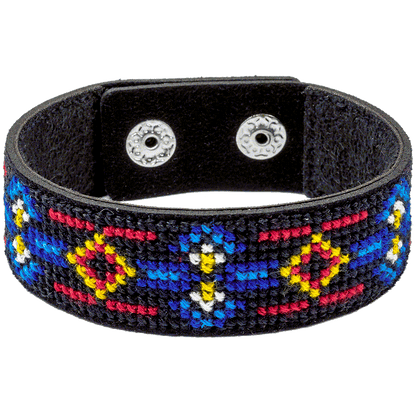 Bracelet Needlecraft Kit - Cross Stitch Kits on Leather