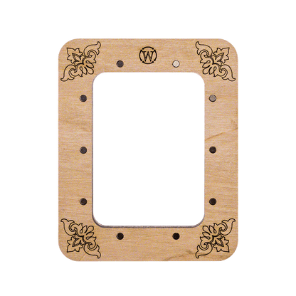 Magnetic Embroidery Hoop - Wooden Cross Stitch Hoop (6.5 x 9cm)