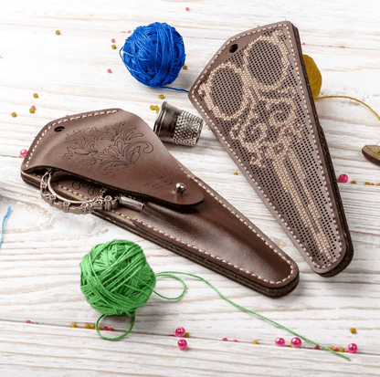 Scissor Case Needlecraft Kit - Leather Scissor Case