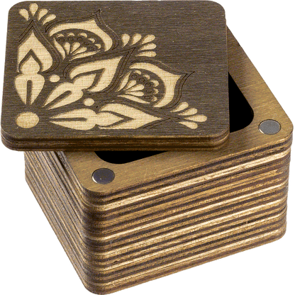 Wooden Storage Box for Handcrafts