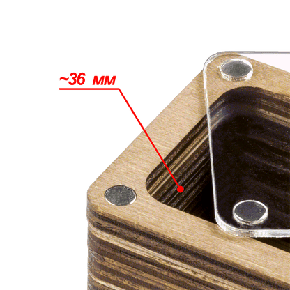 Wooden Storage Box for Handcrafts
