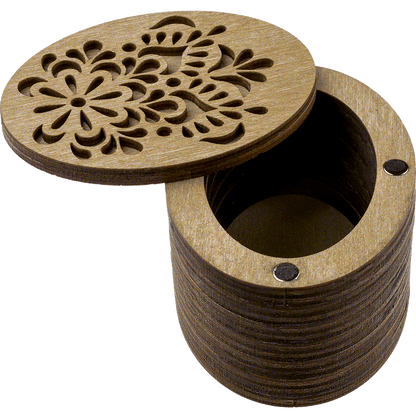 Wooden Storage Box for Handcrafts