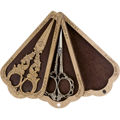 Scissor Case - Wooden Scissor Case, Storage Box for Scissors