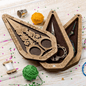 Scissor Case - Wooden Scissor Case, Storage Box for Scissors