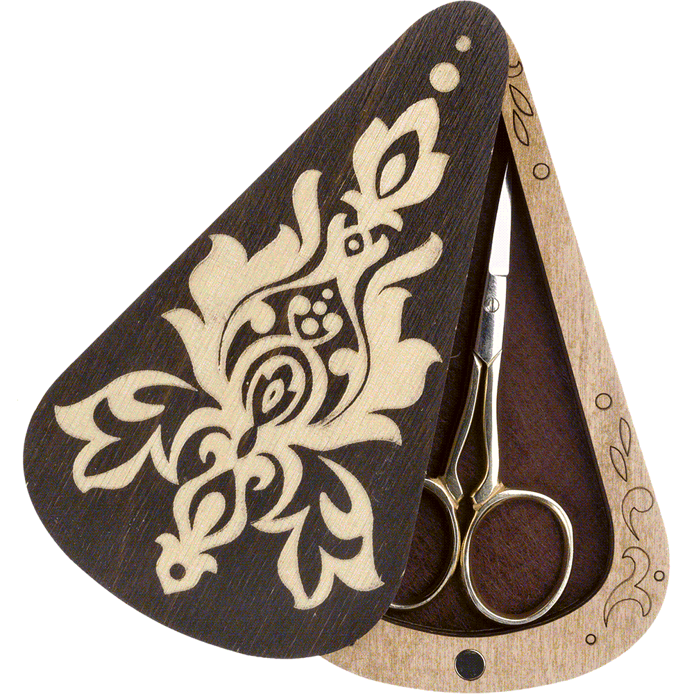 Scissor Case - Wooden Scissor Case, Storage Box for Scissors