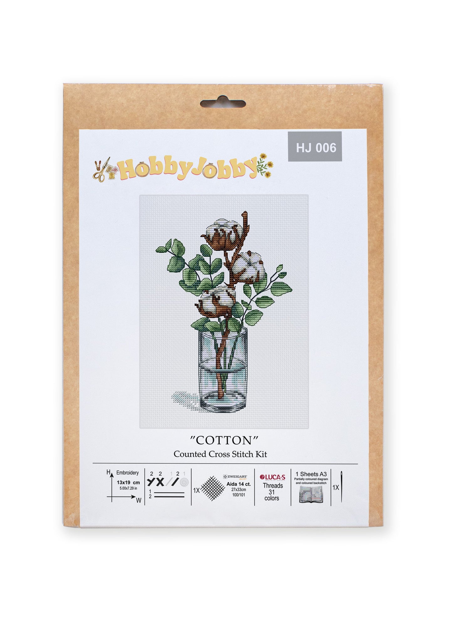 Cross Stitch Kit HobbyJobby - Cotton