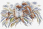 Cross Stitch Kit HobbyJobby - Field Sparrows