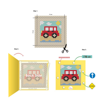 Cross Stitch Kit Luca-S - X04 Car