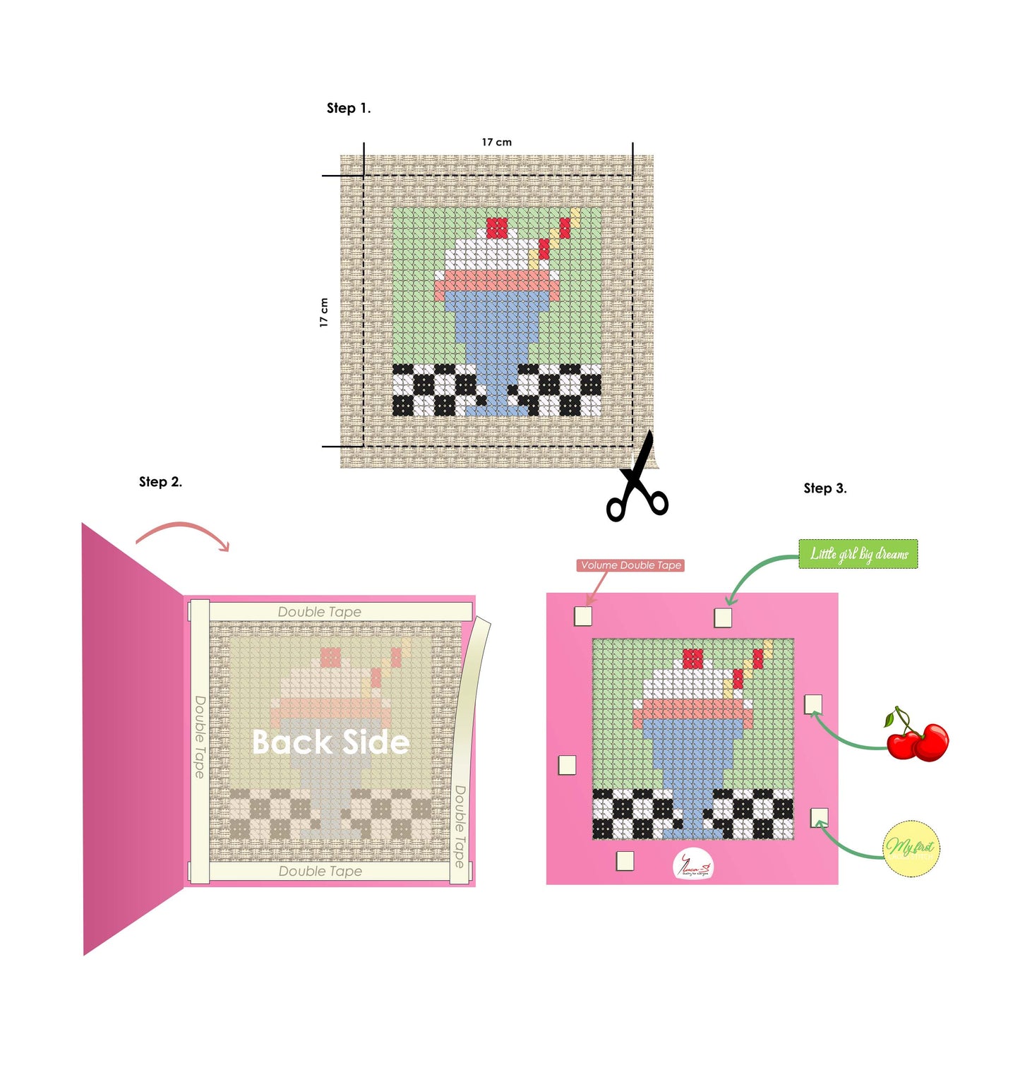 Cross Stitch Kit Luca-S - X07 Milksheik