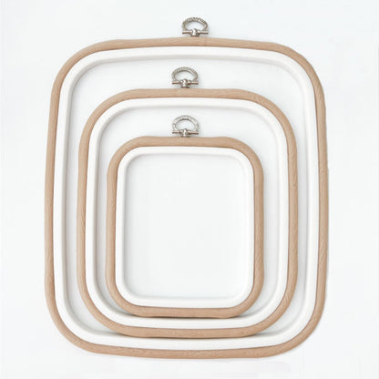 Sand Square Embroidery Hoop - Nurge Flexible Cross Stitch Hoop