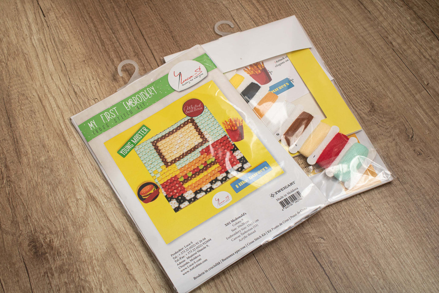 Cross Stitch Kit Luca-S - X02 Mcdonald’s