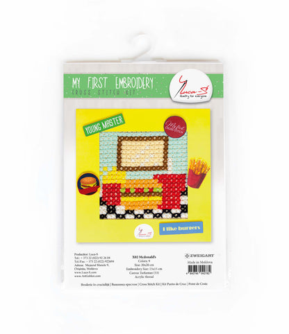 Cross Stitch Kit Luca-S - X02 Mcdonald’s