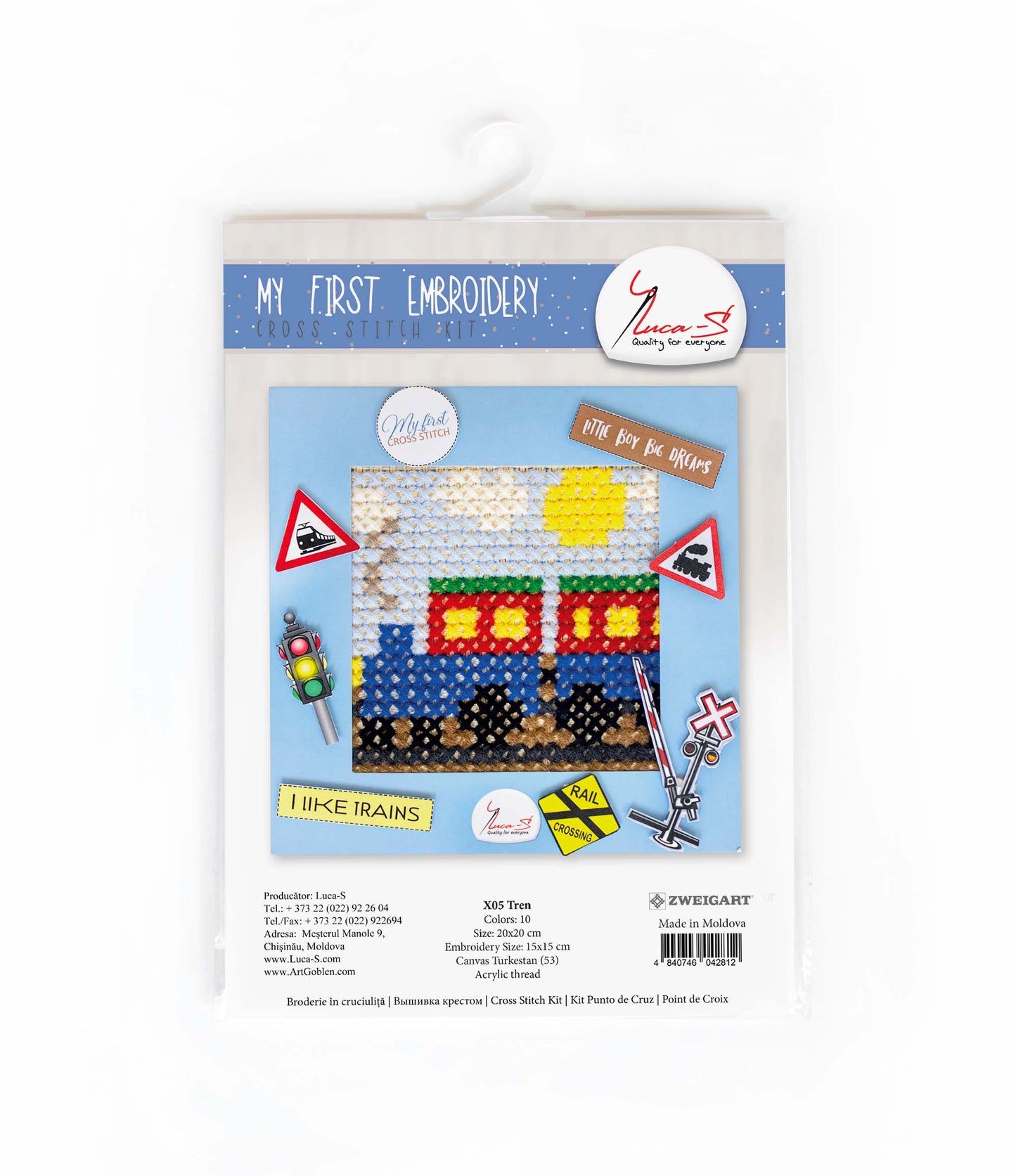 Cross Stitch Kit Luca-S - X05 Train