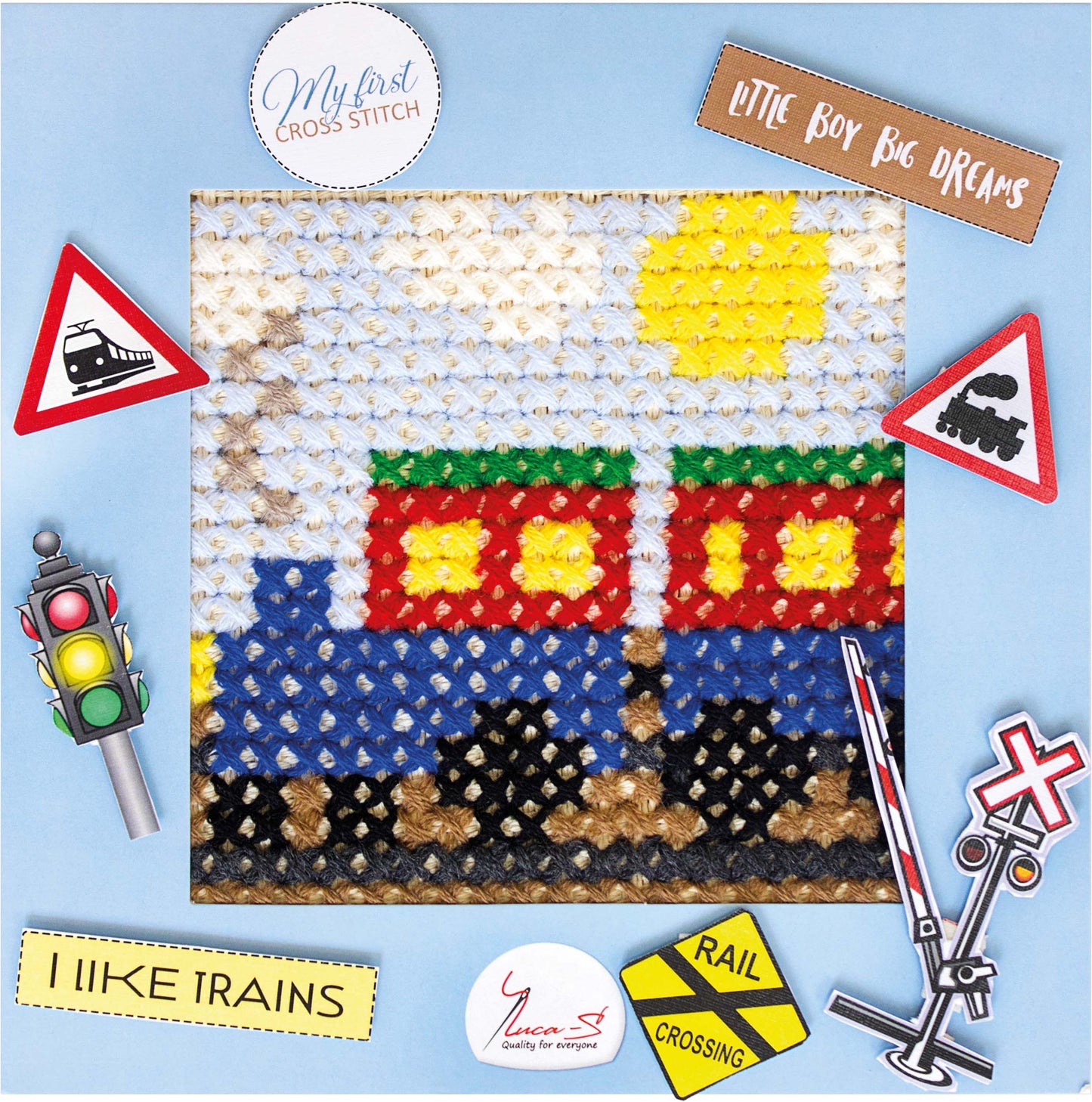 Cross Stitch Kit Luca-S - X05 Train