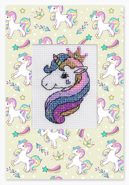 Cross Stitch Postcard Kit Postcard Kits - HobbyJobby