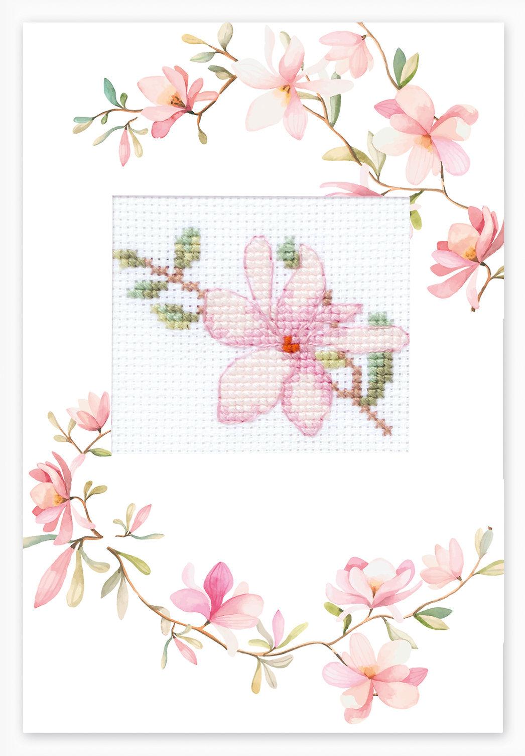 Cross Stitch Postcard Kit Postcard Kits - HobbyJobby