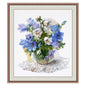 Cross Stitch Kit Oven - Sky-Blue Bellflower Ringing