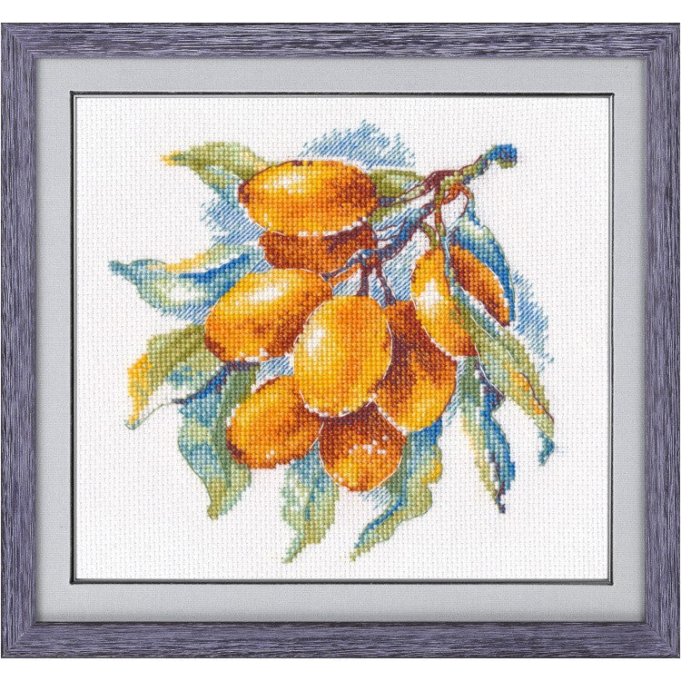 Cross Stitch Kit Oven - Amber Berry