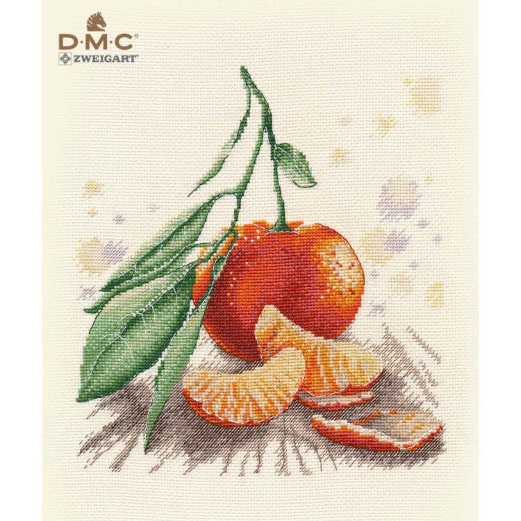 Cross Stitch Kit Oven - Tangerine