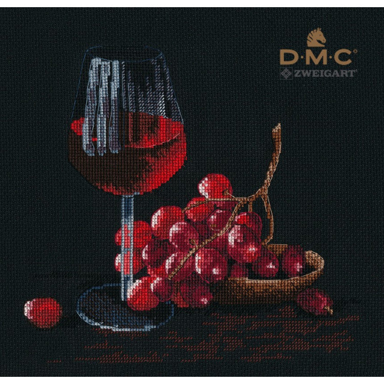 Cross Stitch Kit Oven - Glass of wine