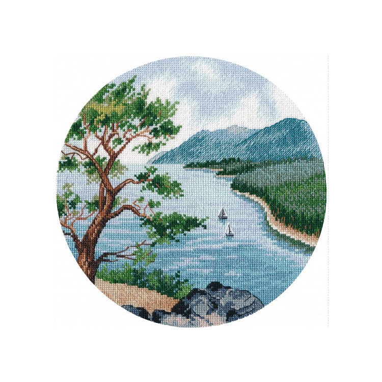 Cross stitch kit "Lake Baikal"